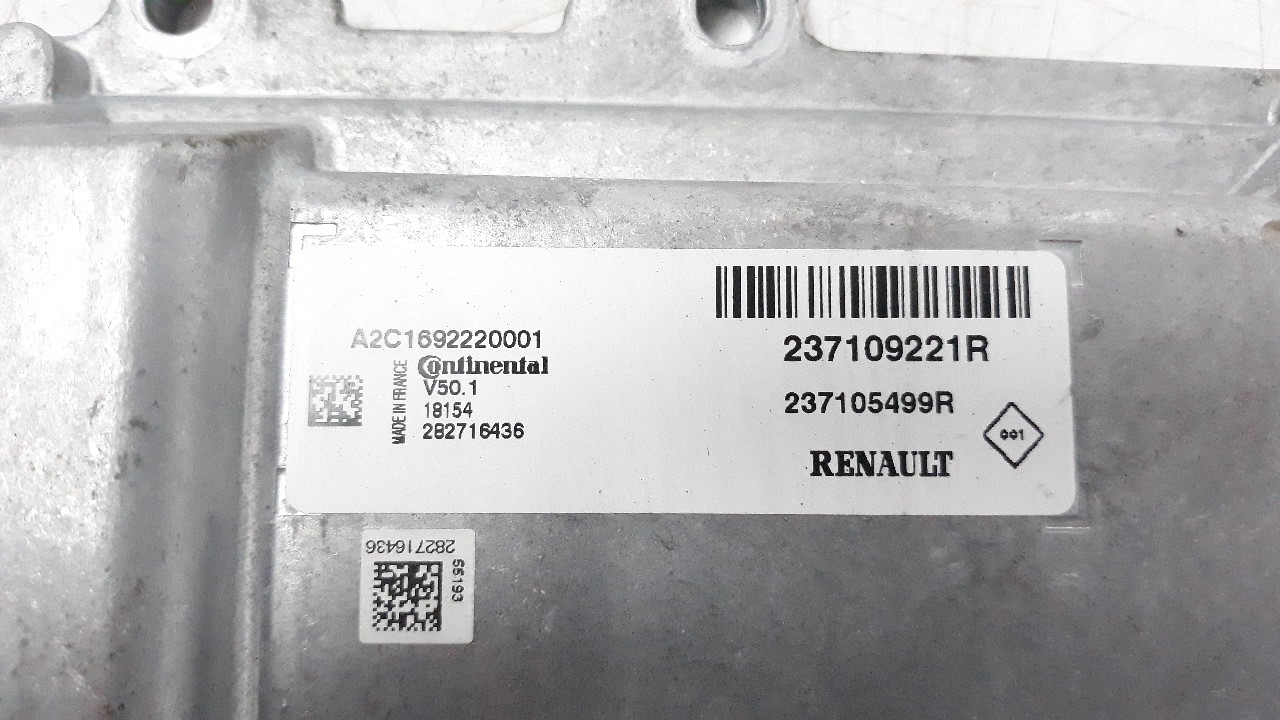 RENAULT Captur 1 generation (2013-2019) Engine Control Unit ECU 237109221R 20139527