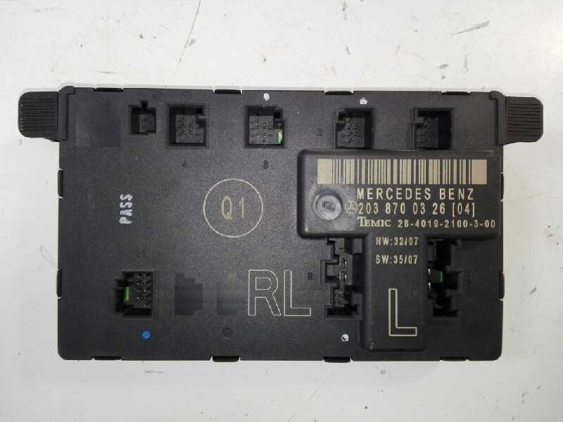 MERCEDES-BENZ C-Class W203/S203/CL203 (2000-2008) Other Control Units 2038700326 18497812