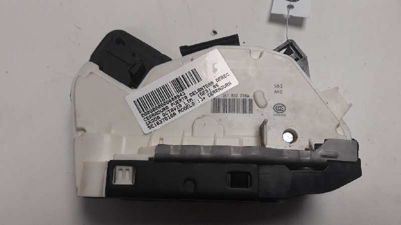 SKODA Octavia 3 generation (2013-2020) Front Right Door Lock 5E1837016A 24005330