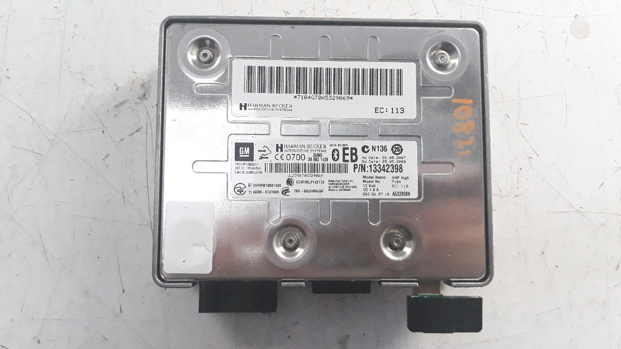 OPEL Astra J (2009-2020) Other Control Units 13342398 22817820