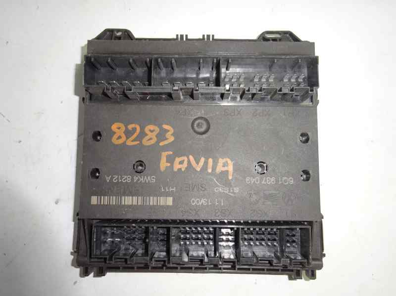 SKODA Fabia 6Y (1999-2007) Fuse Box 6Q0972595A 18457079