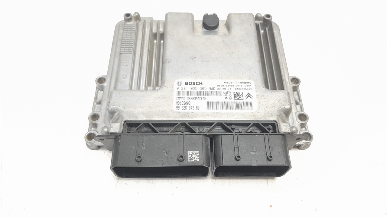 PEUGEOT 3008 1 generation (2010-2016) Engine Control Unit ECU 9818703480 26601772