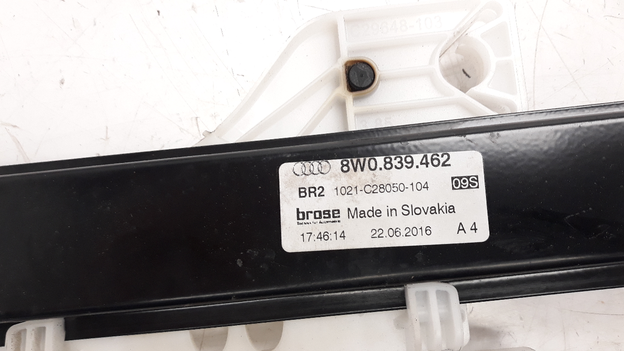 AUDI A4 B9/8W (2015-2024) Rear Right Door Window Regulator 8W0839462 24011622