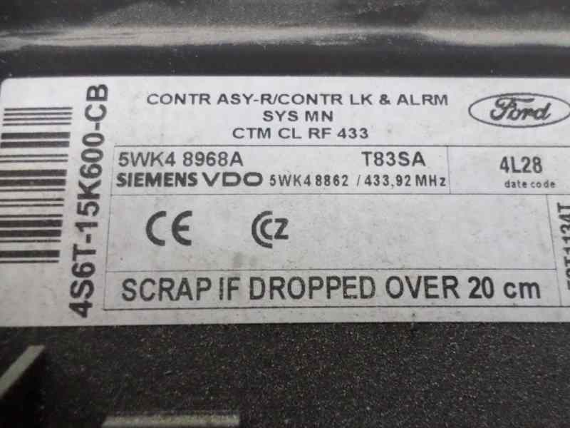 FORD Fiesta 5 generation (2001-2010) Other Control Units 4S6T15K600CB 18467549