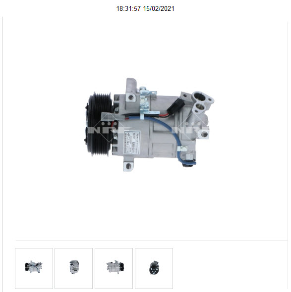 RENAULT Captur 1 generation (2013-2019) Air Condition Pump 926000734R 18704924