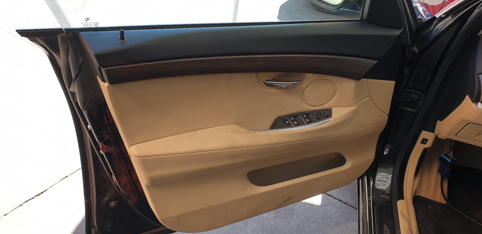 BMW 5 Series Gran Turismo F07 (2010-2017) Priekinių kairių durų stiklo pakelėjas 51337197919 20621293