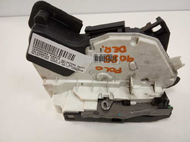 VOLKSWAGEN Polo 5 generation (2009-2017) Front Right Door Lock 5K1837016H 18527991