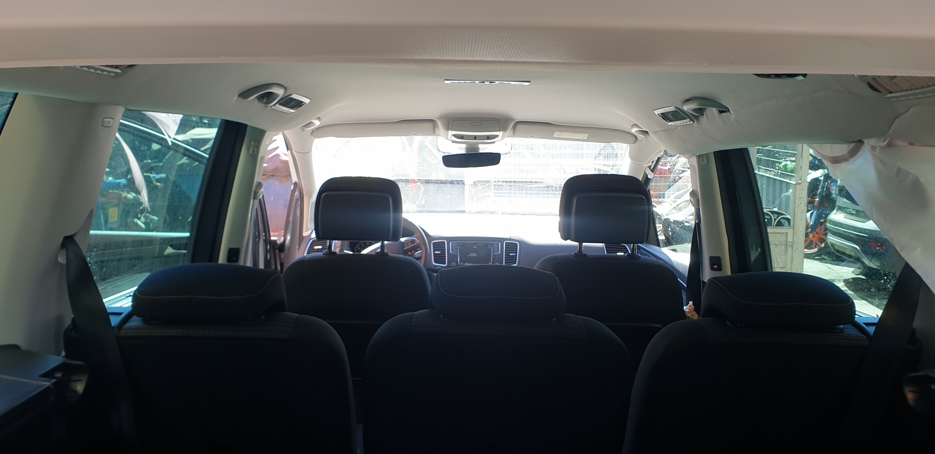 SEAT Alhambra 2 generation (2010-2021) Rear Right Door Window Regulator 7N0843700F 20608669