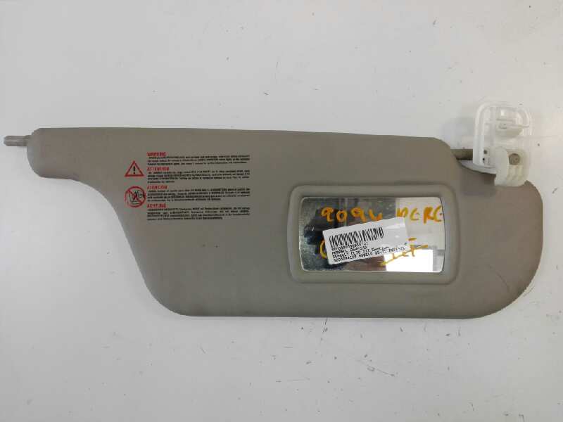 CHEVROLET Clio 2 generation (1998-2013) Right Side Sun Visor 8200294229 18529420