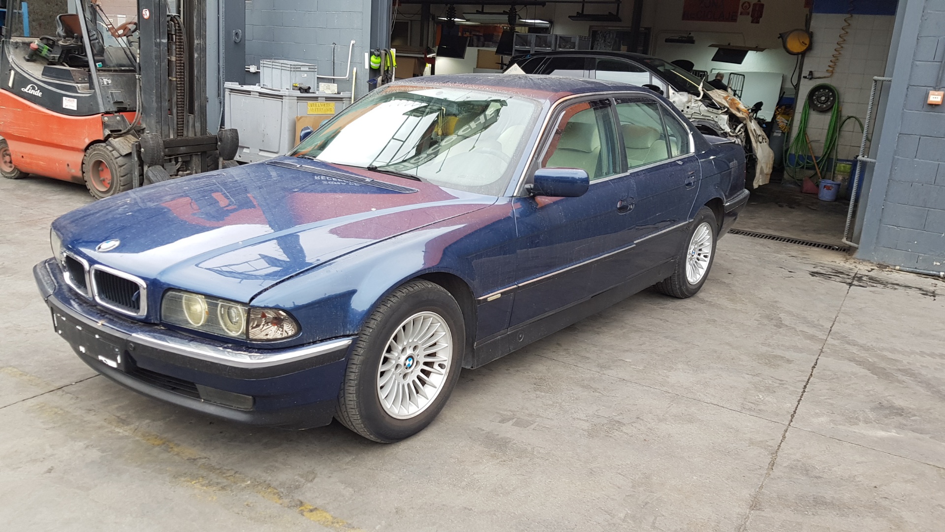 BMW 7 Series E38 (1994-2001) Ajovalojen kytkimen ohjausyksikkö 549391011 18766170