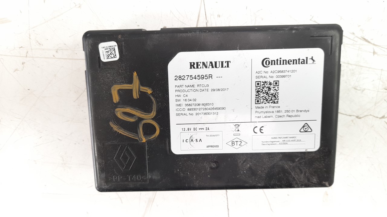 RENAULT Scenic 4 generation (2017-2023) Other Control Units 282754595R 20797141