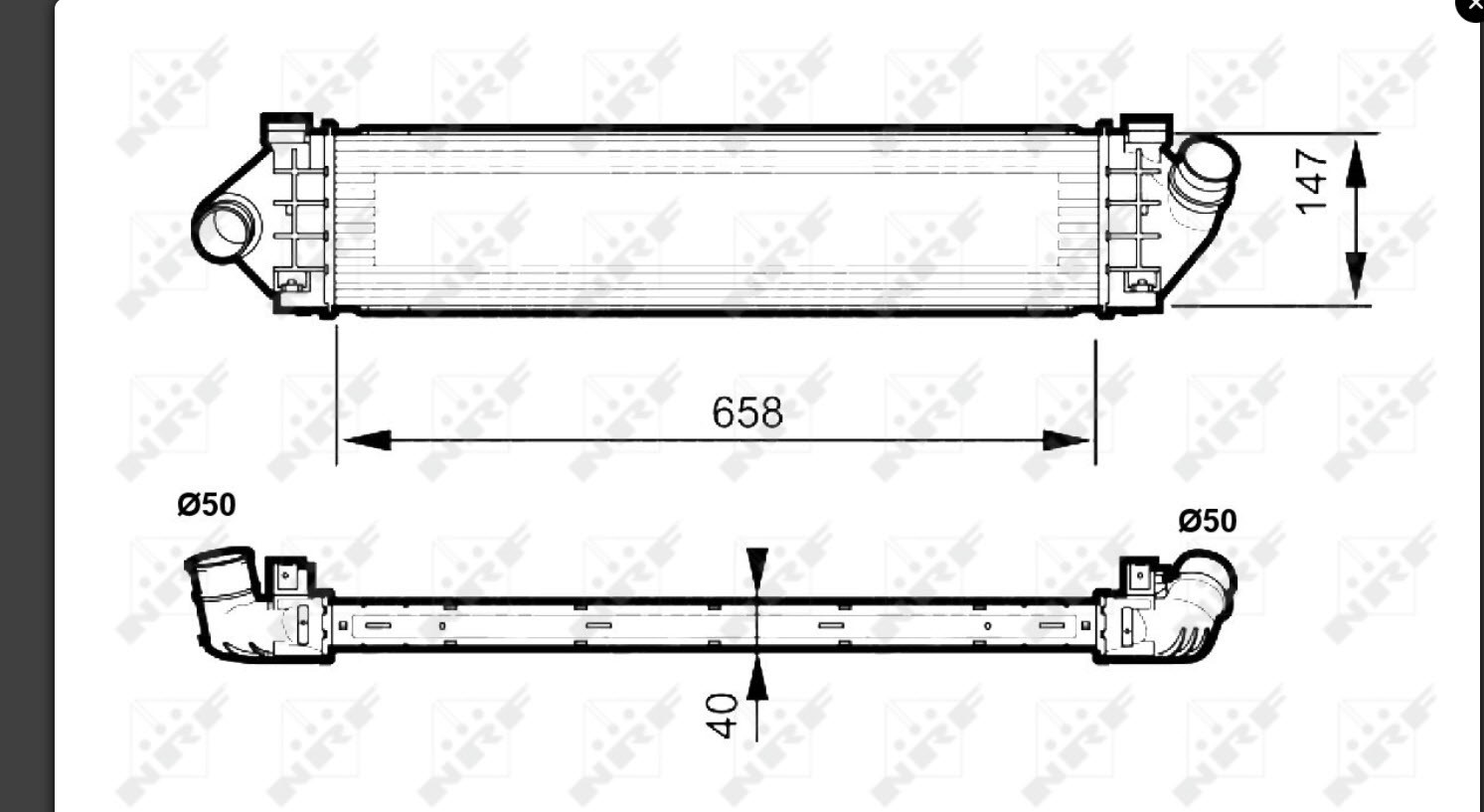 FORD Mondeo 4 generation (2007-2015) Радиатор интеркулера 6G919L440FD 18733749