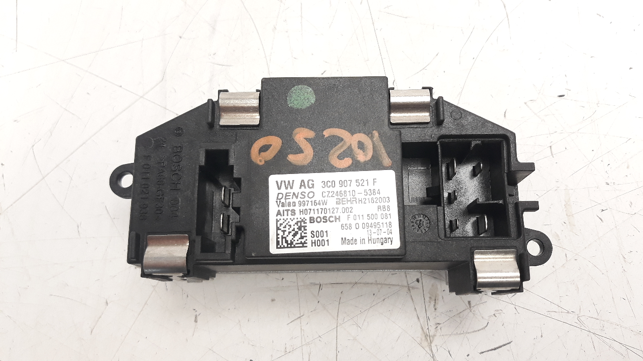 VOLKSWAGEN Passat B7 (2010-2015) Interior Heater Resistor 3C0907521F 22798701