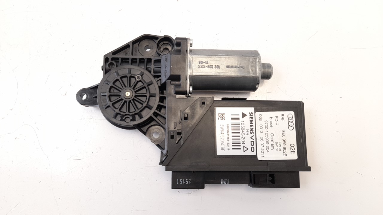 SEAT Exeo 1 generation (2009-2012) Rear Right Door Window Control Motor 8E0959802E 20796179