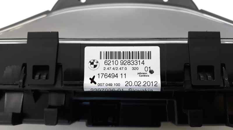 BMW 3 Series F30/F31 (2011-2020) Compteur de vitesse 62109283314 25324918