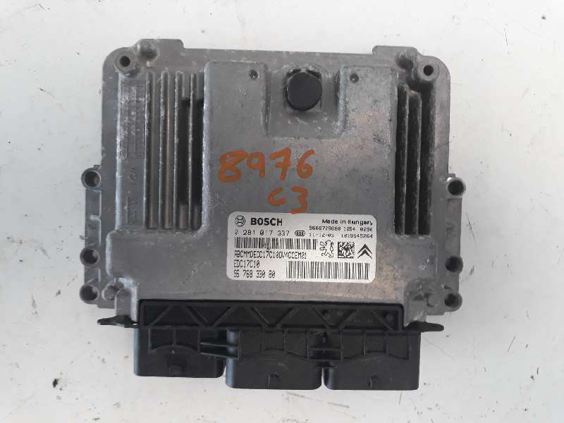 CITROËN C1 1 generation (2005-2016) Calculateur d'unité de commande du moteur 9676833080 18514859