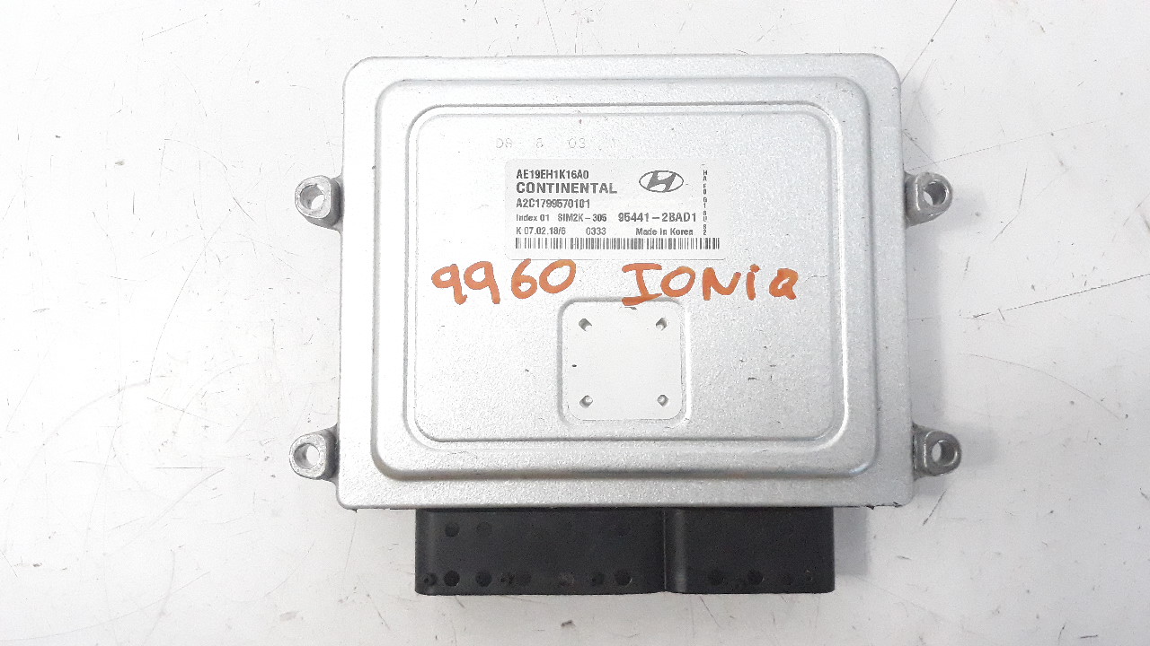 HYUNDAI Ioniq AE (2016-2023) Engine Control Unit ECU 954412BAD1 18773997