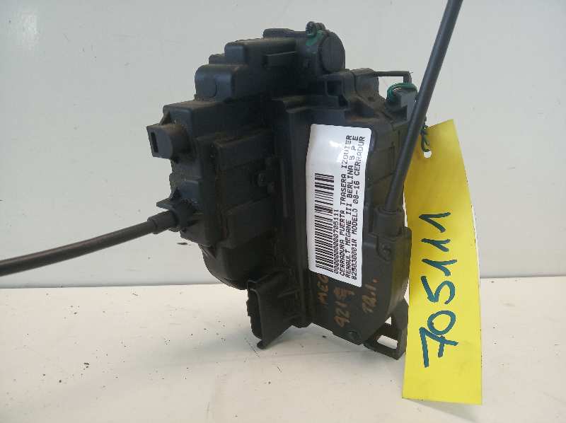 VAUXHALL Megane 3 generation (2008-2020) Rear Left Door Lock 825030001R 18552009