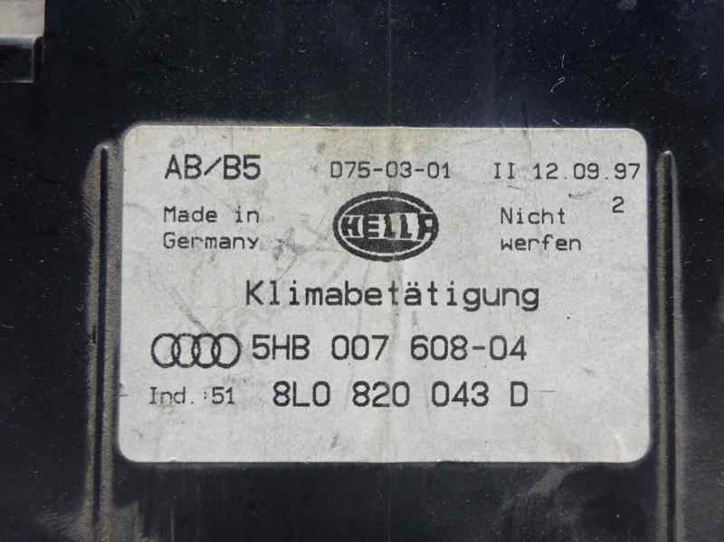 AUDI A3 8L (1996-2003) Climate  Control Unit 8L0820043D 18508331