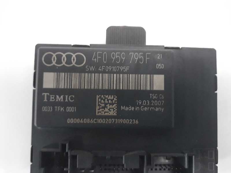 TOYOTA A6 C6/4F (2004-2011) Komfortkontrollenhet 4F0959795F 18578752