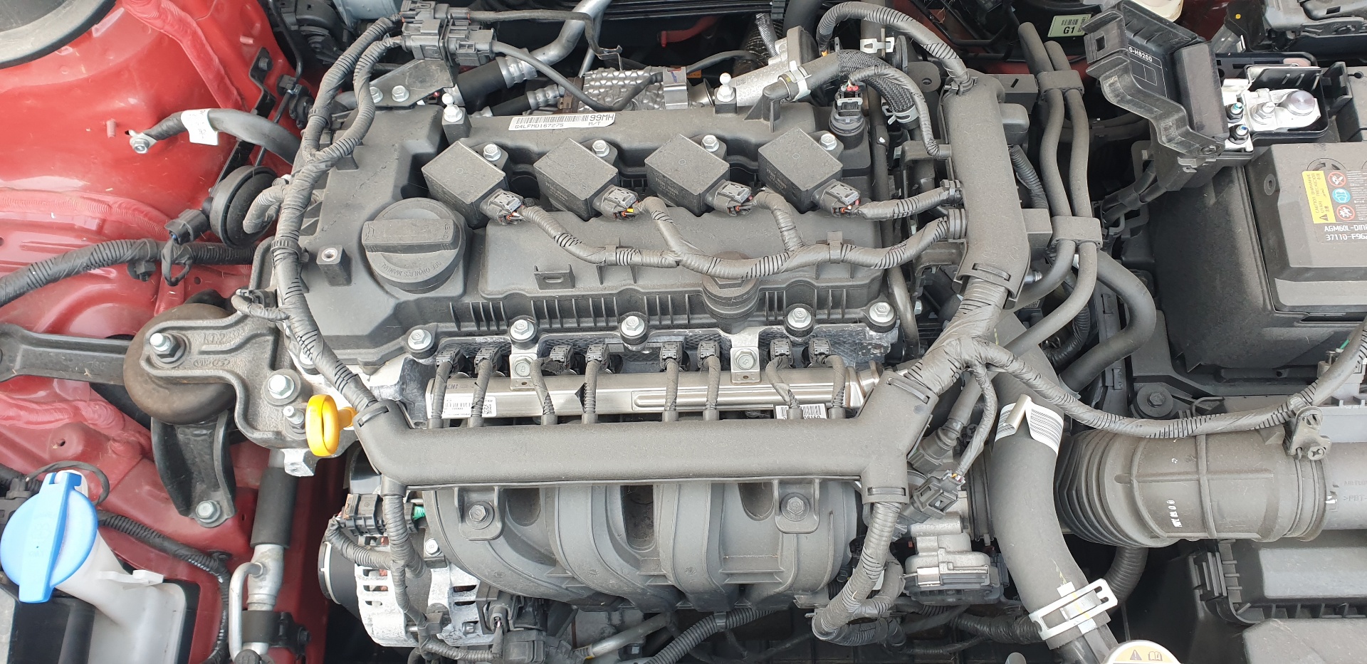 KIA Rio 4 generation (2016-2024) Двигатель G4LA 23977644