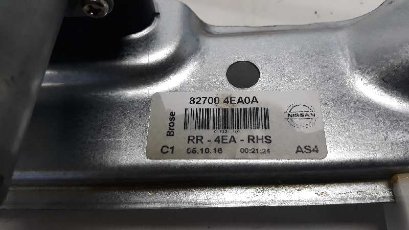 NISSAN Qashqai 2 generation (2013-2023) Fönsterhiss för höger bakdörr 827004EA0A 18564549