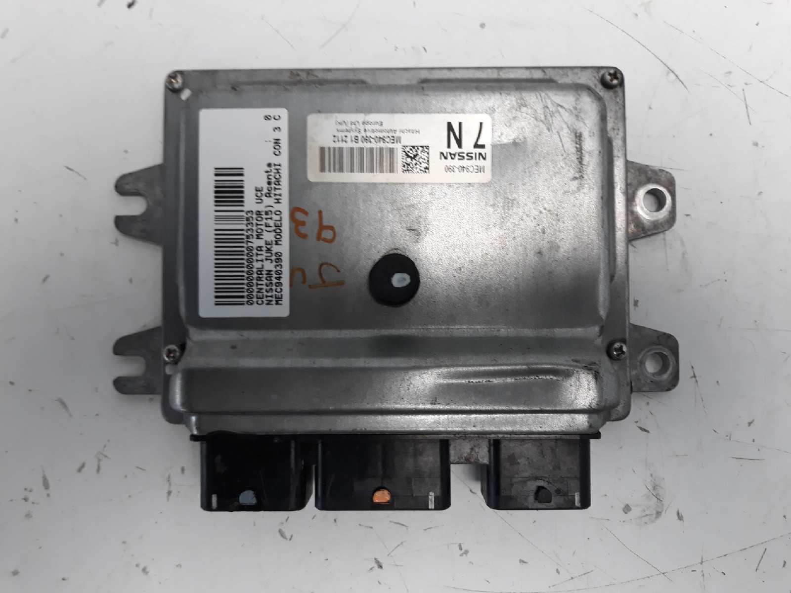 NISSAN Juke YF15 (2010-2020) Calculateur d'unité de commande du moteur MEC940390 18572991