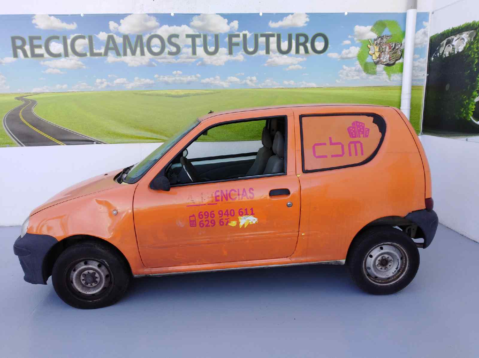 FIAT Seicento 1 generation (1998-2010) Starter Motor 55195030, 55195030 19217150