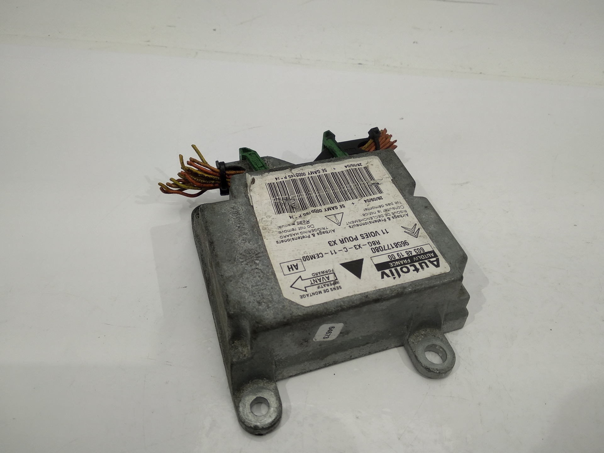 CITROËN C5 1 generation (2001-2008) Unitate de control SRS 9658177080, 9658177080, 9658177080 24514221