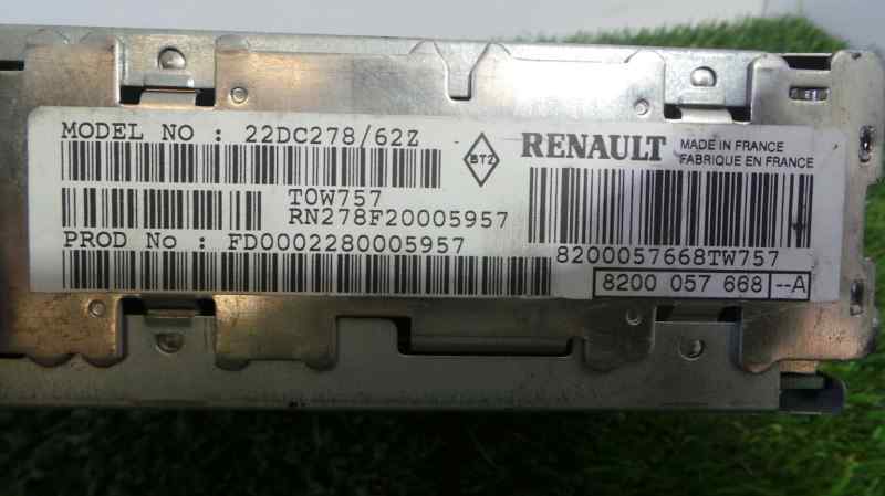 RENAULT Vel Satis 1 generation (2002-2009) Muzikos grotuvas be navigacijos 8200057668A 25282536