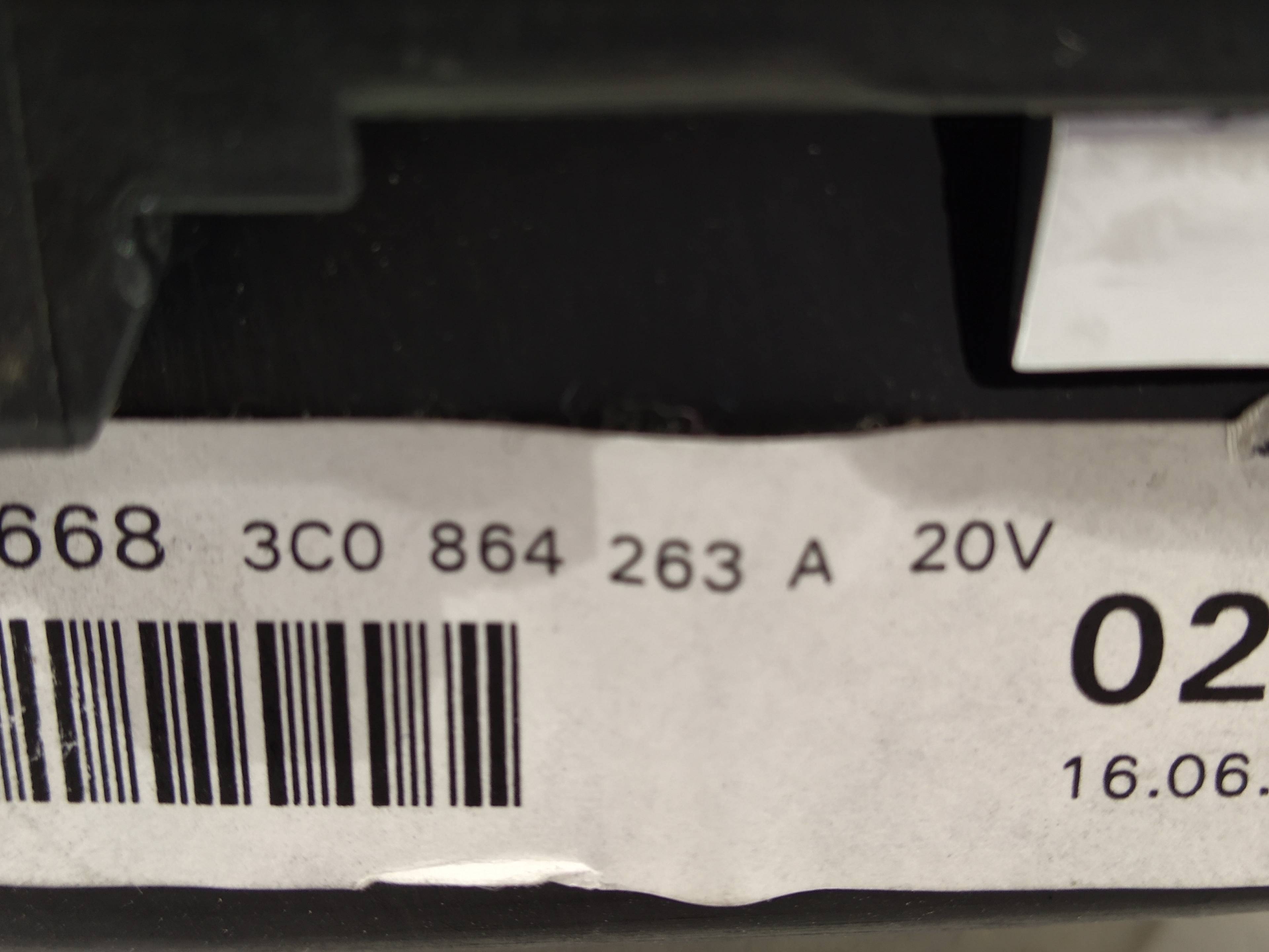 CHEVROLET Passat Variant 1 generation (2010-2024) Pommeau de changement de vitesse 3C0864263A, 3C0864263A, 3C0864263A 19307653