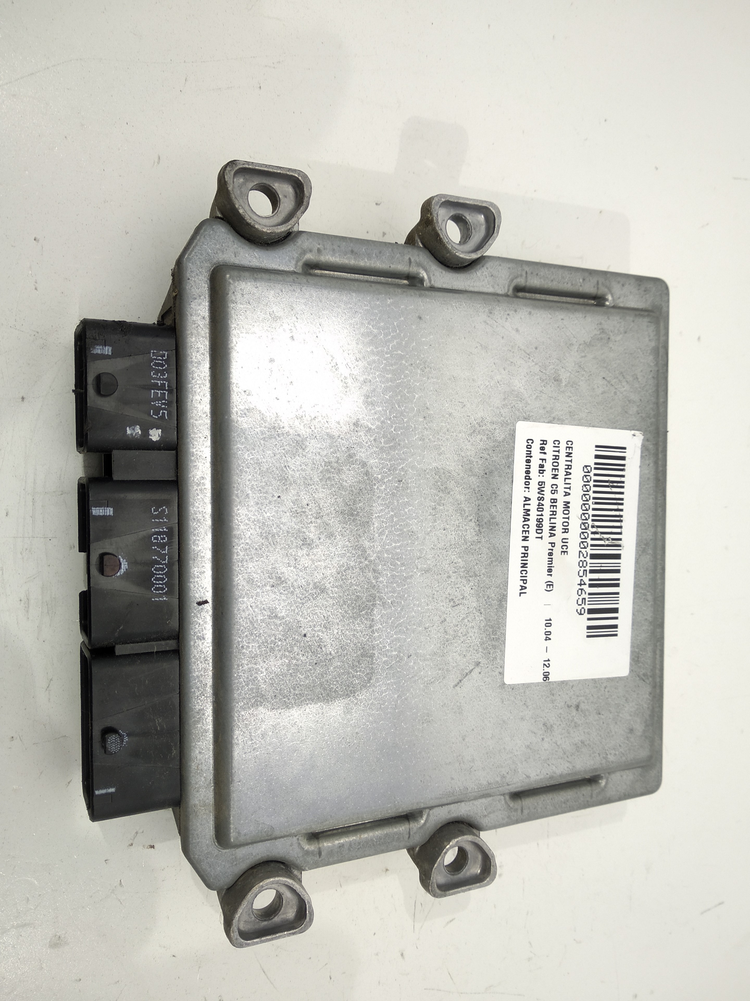 CITROËN C5 1 generation (2001-2008) Блок керування двигуном ECU 5WS40199DT,5WS40199DT,5WS40199DT 19339248