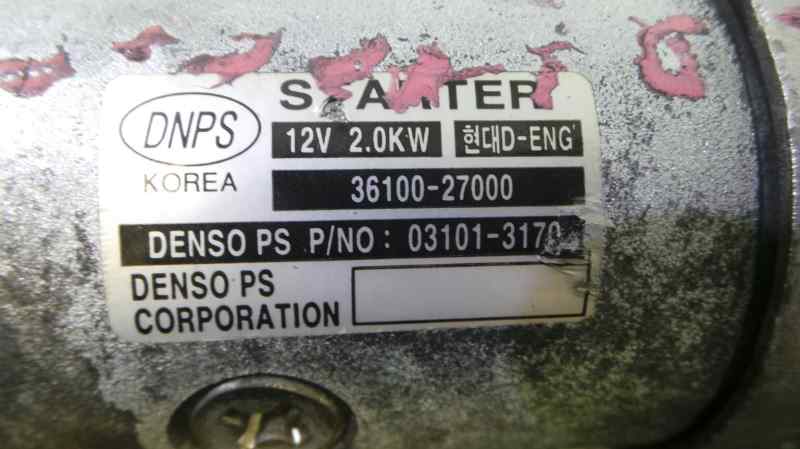 KIA Carens 2 generation (2002-2006) Startmotor 3610027000, 3610027000, 3610027000 19074310