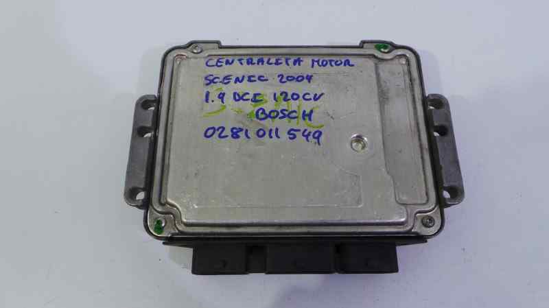 RENAULT Scenic 2 generation (2003-2010) Engine Control Unit ECU 0281011549, 0281011549, 0281011549 19098662