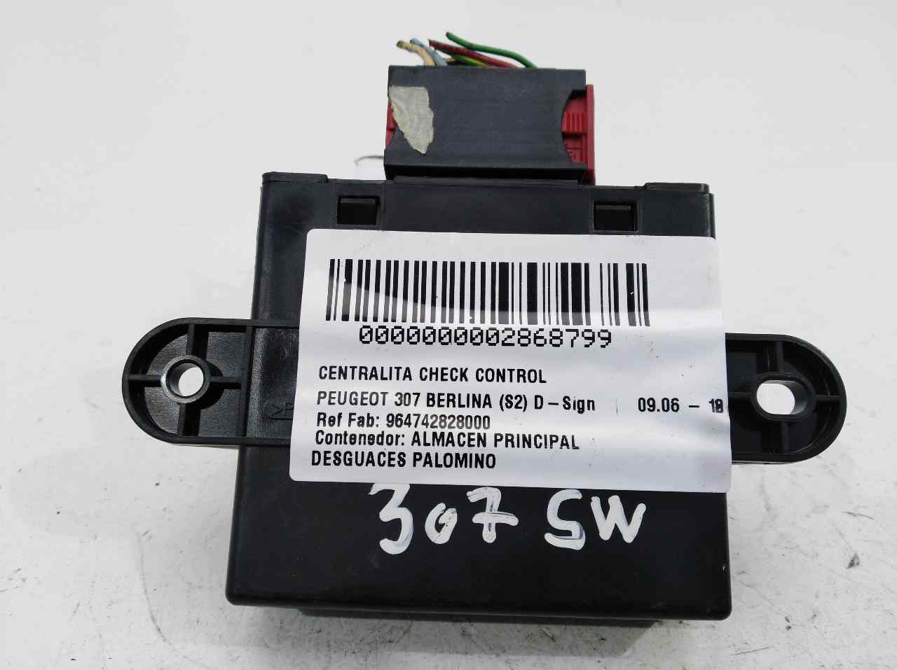 PEUGEOT 307 1 generation (2001-2008) Other Control Units 964742828000,964742828000,964742828000 24017980