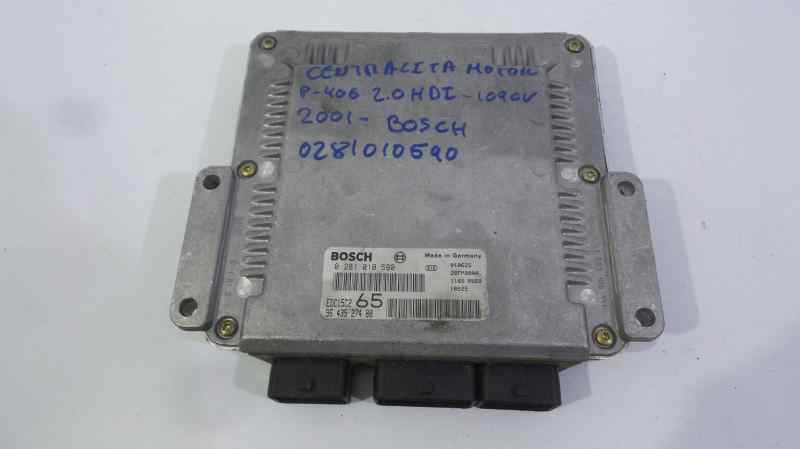 PEUGEOT 406 1 generation (1995-2004) Engine Control Unit ECU 0281010590,0281010590,0281010590 19100526