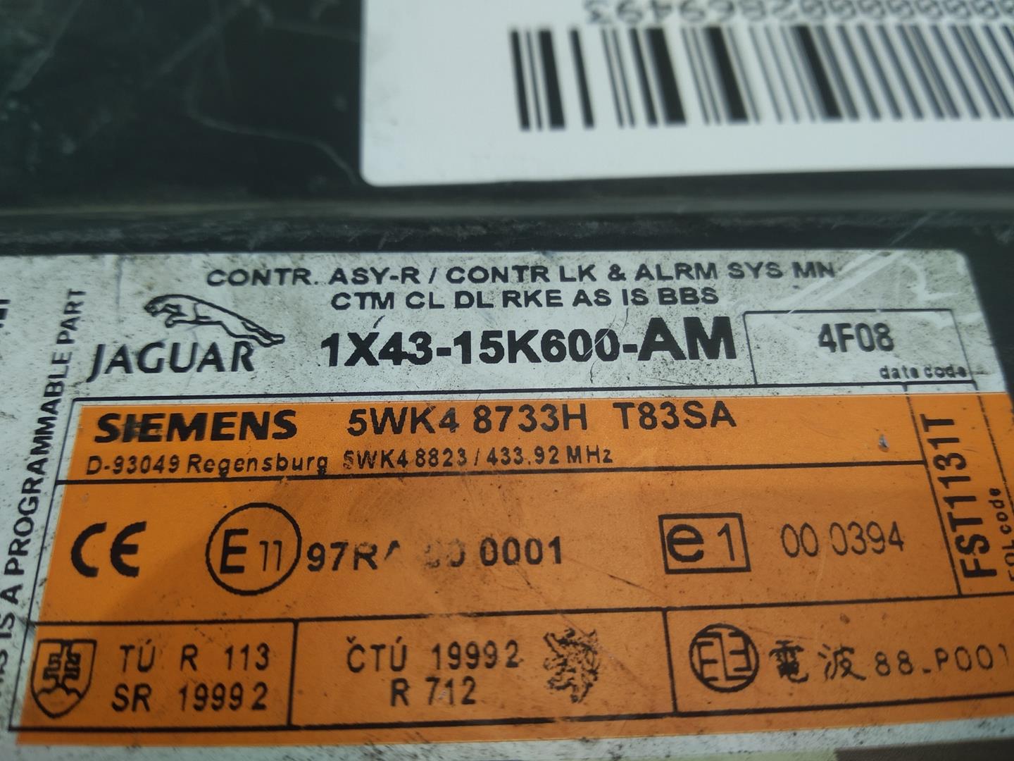 JAGUAR X-Type 1 generation (2001-2009) Comfort Control Unit 1X4315K600AM, 1X4315K600AM, 1X4315K600AM 24514072
