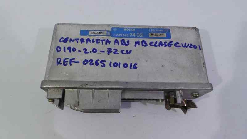 MERCEDES-BENZ 190 (W201) 1 generation (1982-1993) Абс блок 0265101016, 0265101016, 0265101016 19094185