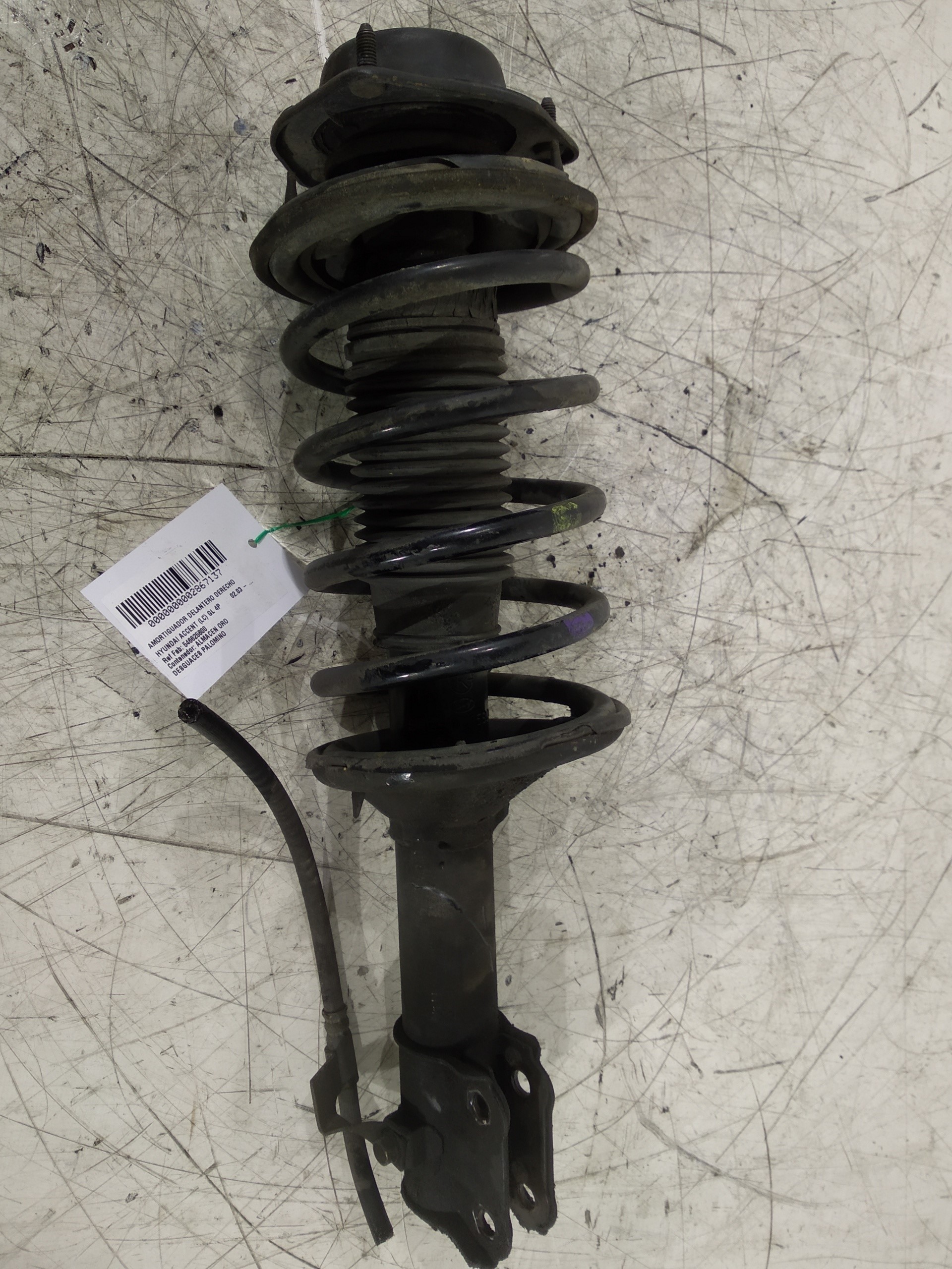 HYUNDAI Accent LC (1999-2013) Front Right Shock Absorber 546625800, 546625800, 546625800 24512912