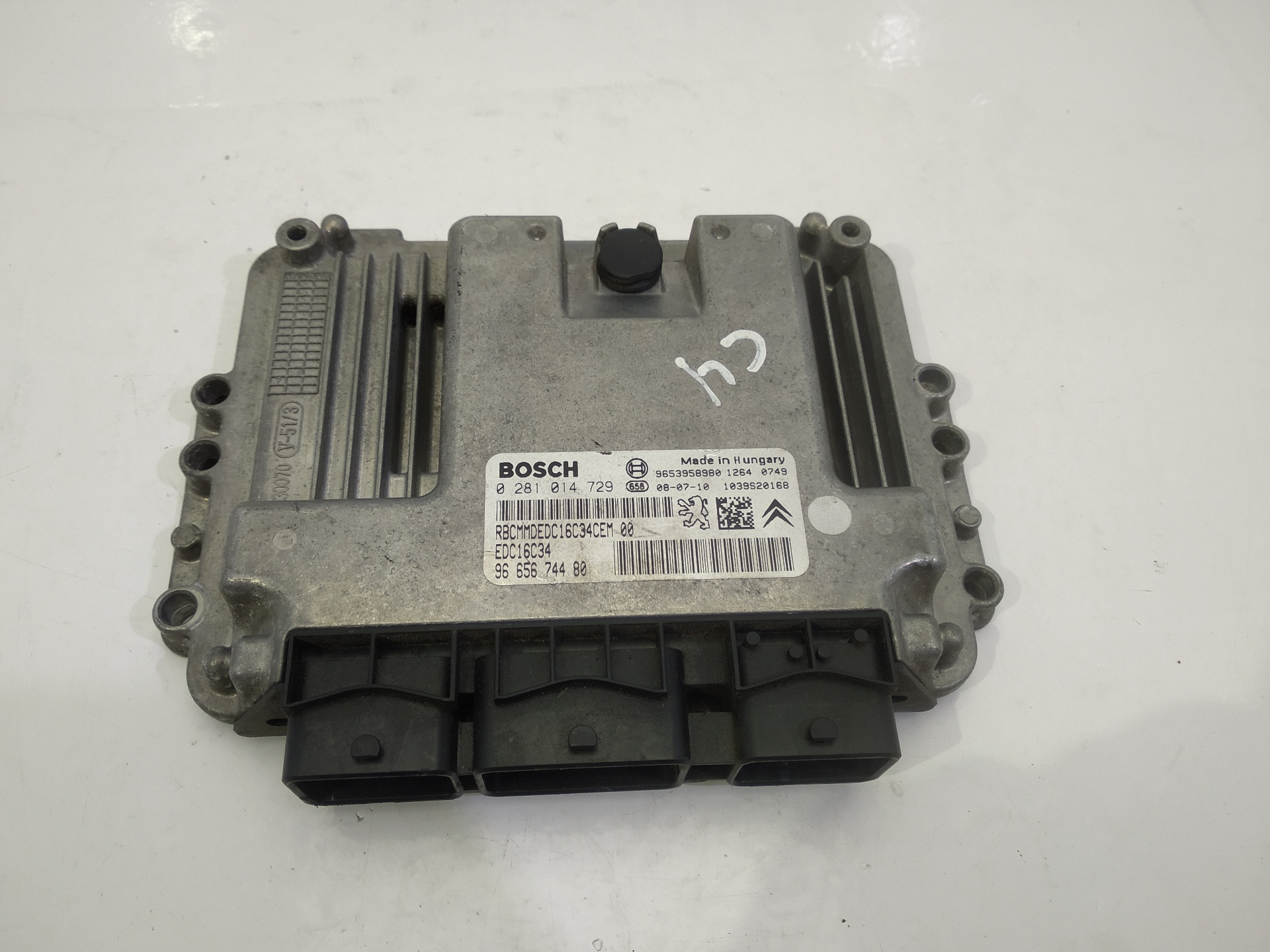 CITROËN C4 Picasso 1 generation (2006-2013) Engine Control Unit ECU 0281014729 25304642