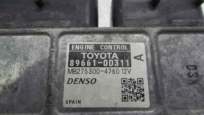 TOYOTA Yaris 2 generation (2005-2012) Variklio kompiuteris 896610D311,896610D311,896610D311 19229107