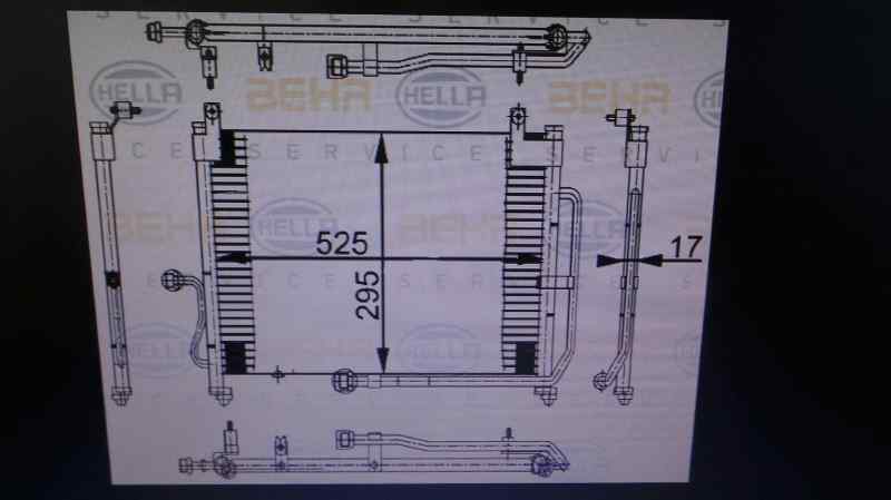 DAEWOO Matiz M100 (1998-2001) Air Con radiator 96314763 25282614