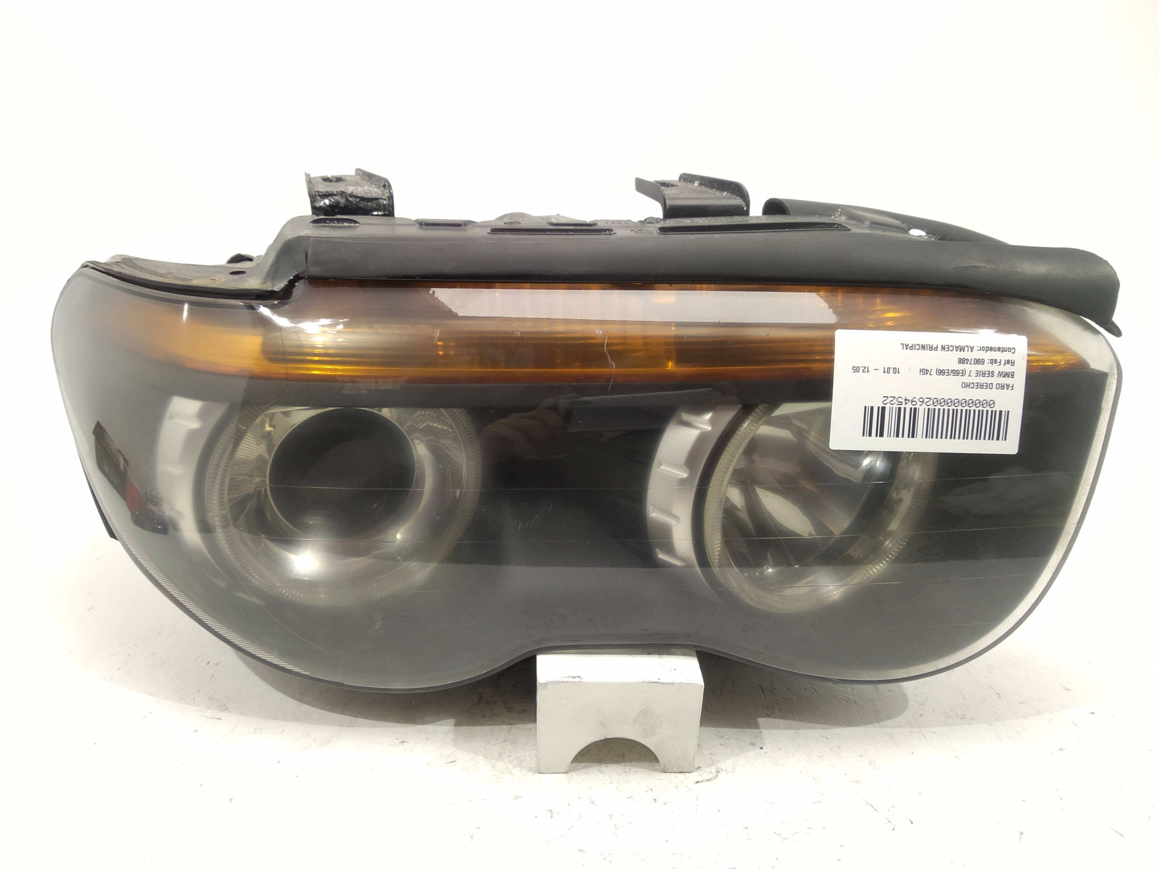 BMW 7 Series E65/E66 (2001-2008) Front Right Headlight 6907488,6907488,6907488 19182231