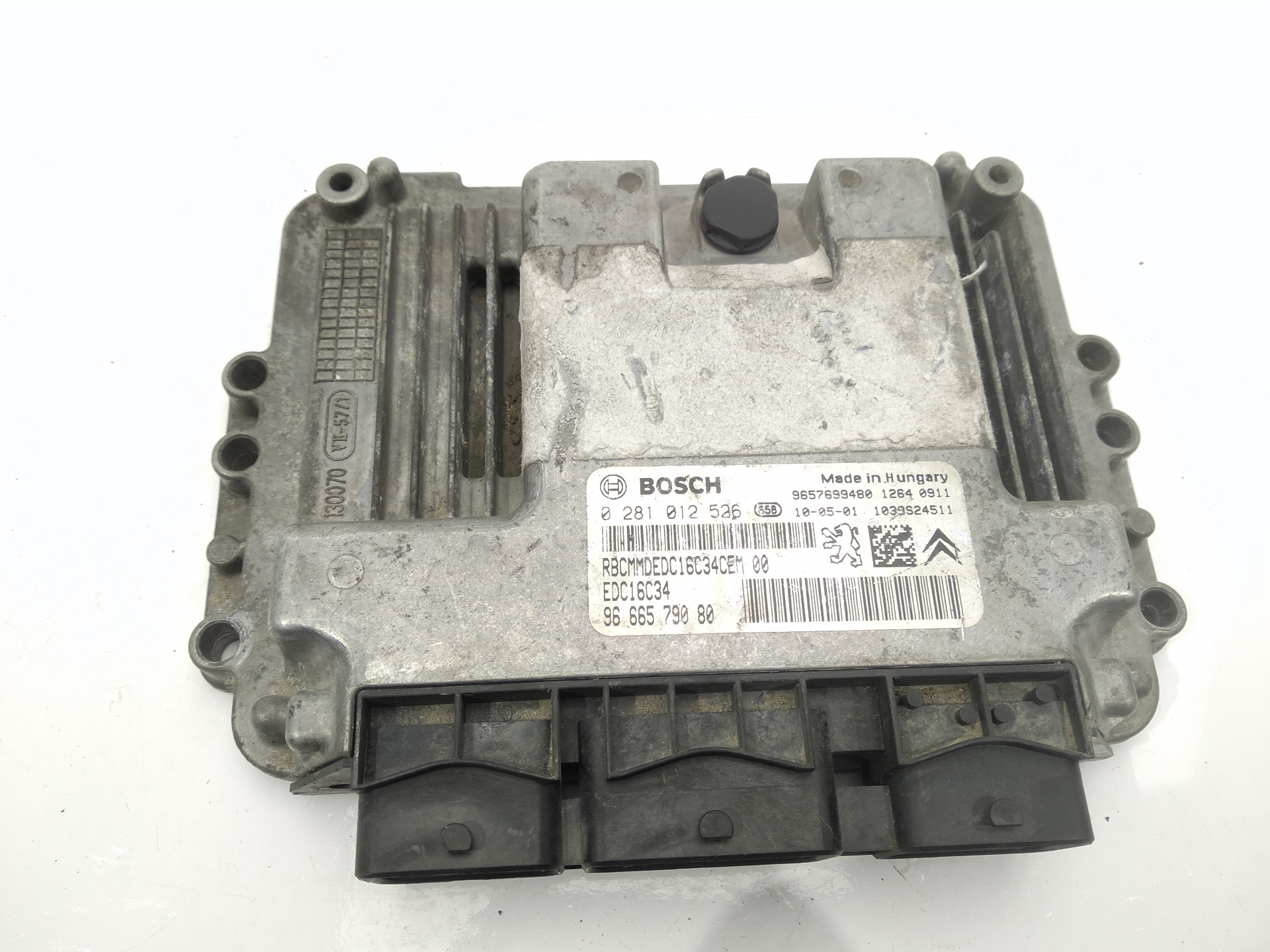 PEUGEOT 206 2 generation (2009-2013) Блок керування двигуном ECU 0281012526,0281012526,0281012526 24513970