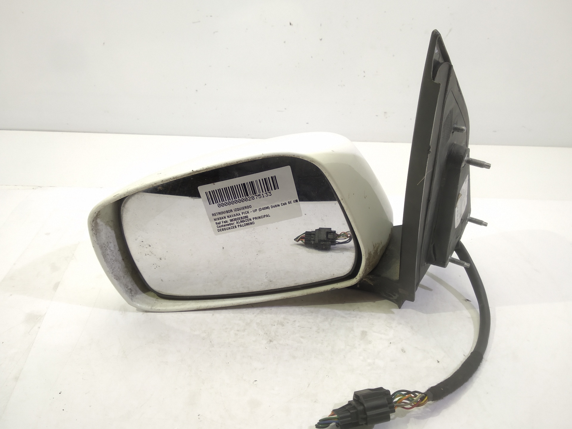 NISSAN NP300 1 generation (2008-2015) Left Side Wing Mirror 96302EB260 25305144