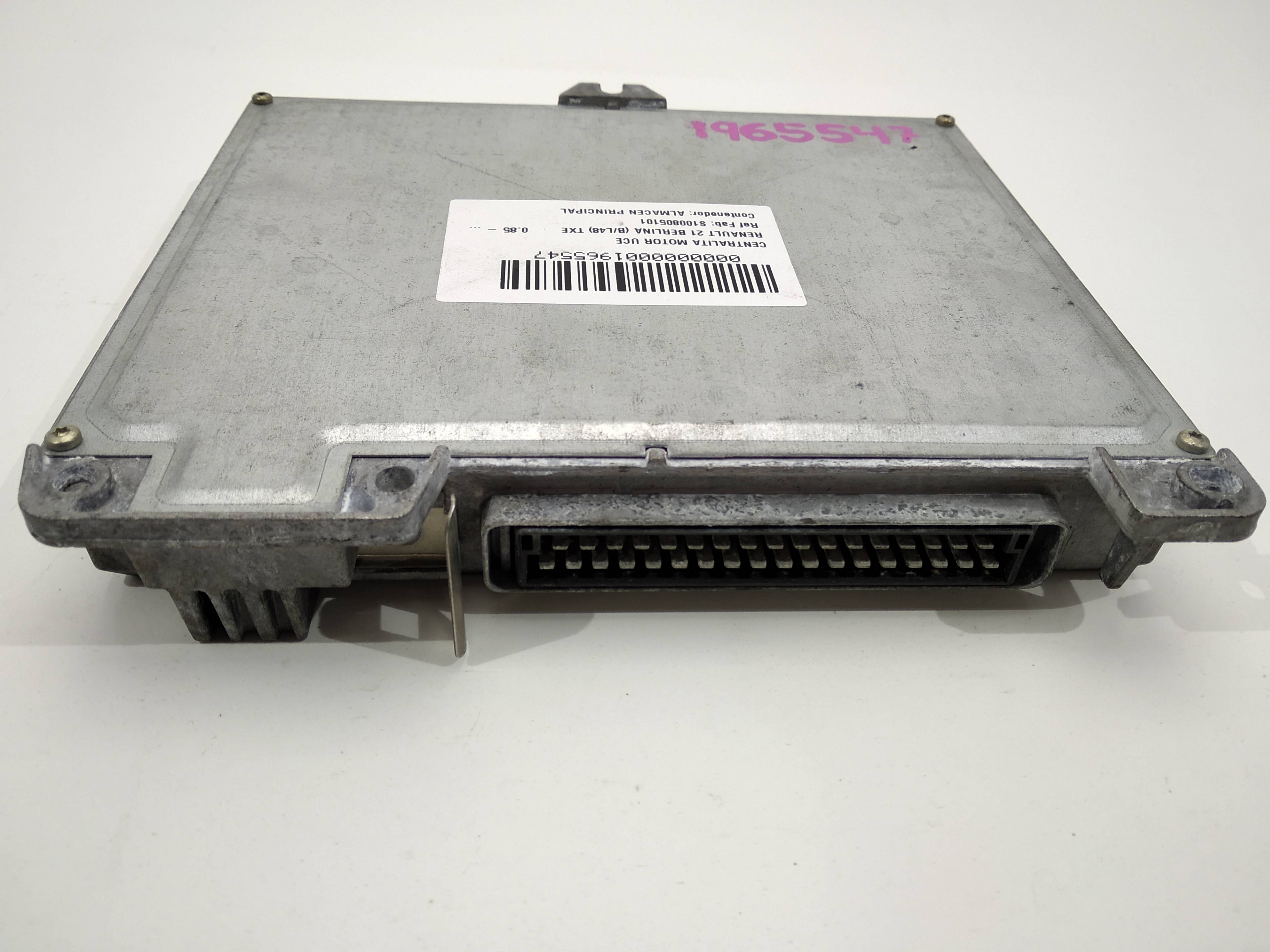 RENAULT 21 1 generation (1986-1995) Engine Control Unit ECU S100805101,S100805101,S100805101 19106188