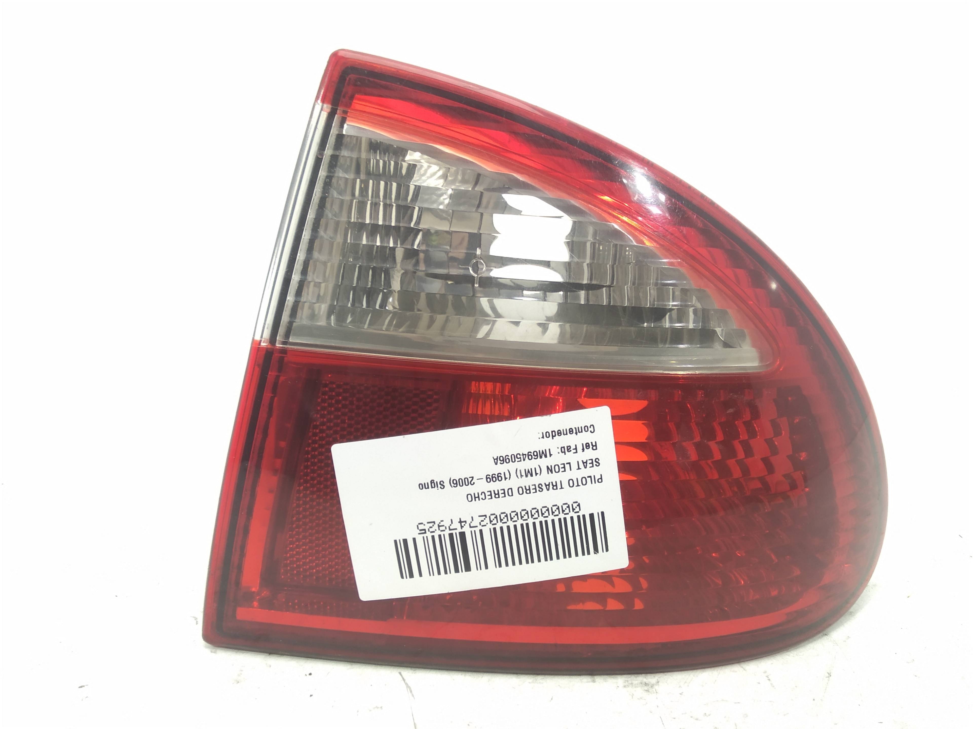 SEAT Leon 1 generation (1999-2005) Rear Right Taillight Lamp 1M6945096A, 1M6945096A 19248284