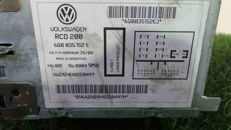 VOLKSWAGEN Polo 4 generation (2001-2009) Музикален плейър без GPS 6Q0035152E, 6Q0035152E, 6Q0035152E 24663911