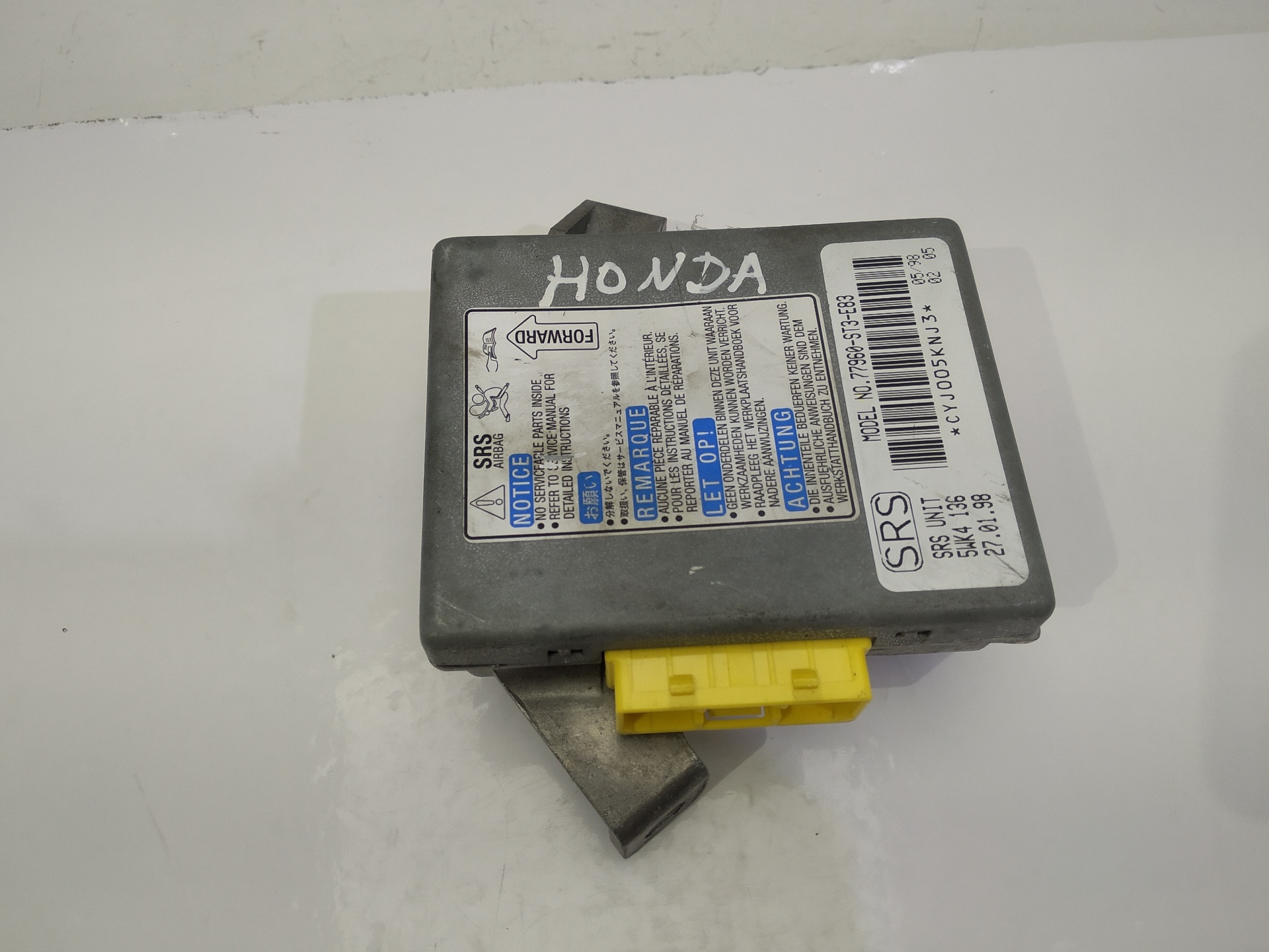 HONDA Civic 9 generation (2012-2020) SRS vadības bloks 77960ST3E83 25304311