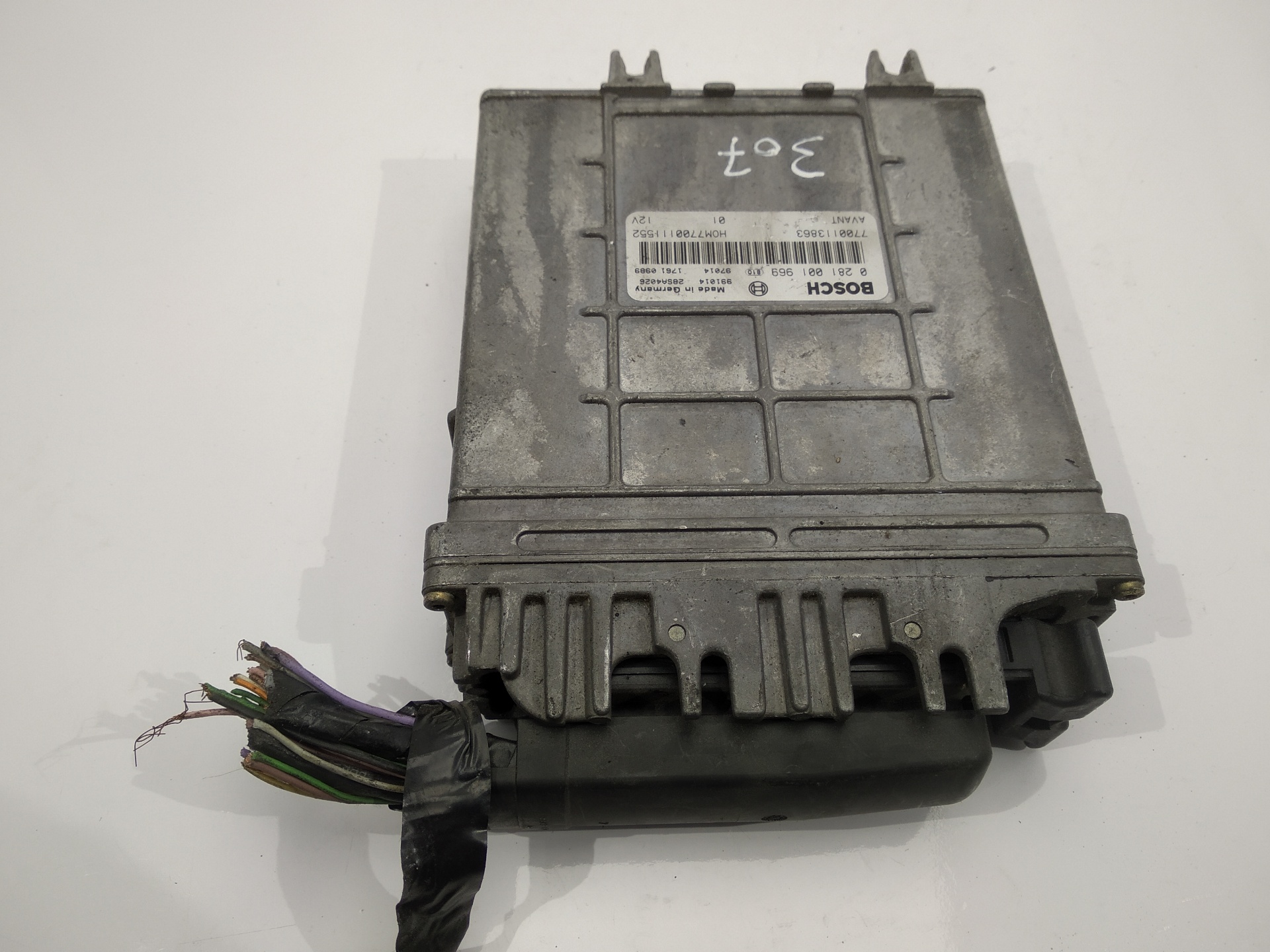 RENAULT Megane 2 generation (2002-2012) Engine Control Unit ECU 0281001969,0281001969,0281001969 24017106